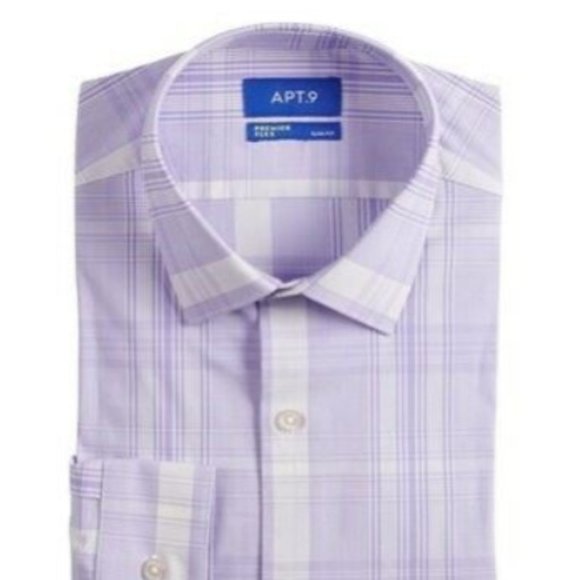 Apt. 9 Other - Men's Apt. 9 Slim-Fit Premier Flex Collar Stretch